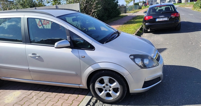 Opel Zafira cena 11999 przebieg: 249000, rok produkcji 2005 z Trzcianka małe 667